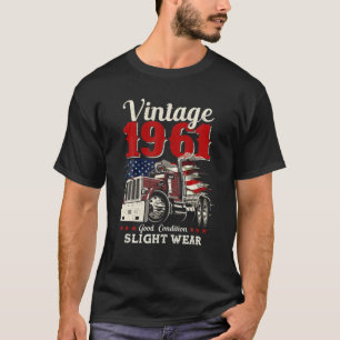 Vintag 1961 61. Geburtstag LKW 61 Jahre alter LKW T-Shirt