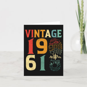 Vintag 1961 61 Jahre Altes Camping Wandern L Karte