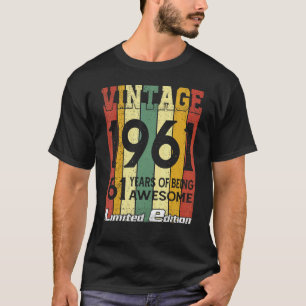 Vintag 1961 61 Jahre Phantastisch 61. Geburtstag T-Shirt