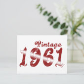 Vintag 1961 Postkarte (Stehend Vorderseite)