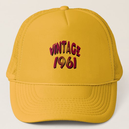 Vintag 1961 truckerkappe (Vorderseite)