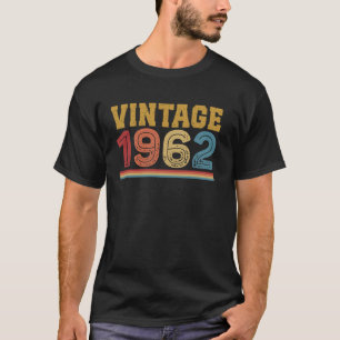 Vintag 1962 62. Geburtstag 62 Jahre alte Männer Fr T-Shirt