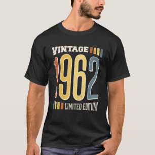 Vintag 1962 Geburtstag Limited Edition 60 Jahre T-Shirt