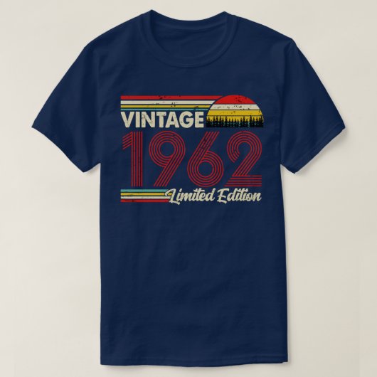 Vintag 1962 Geburtstag Shirt Limited Edition 1962  (Design vorne)