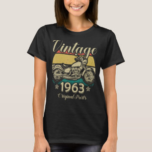 Vintag 1963 Original Parts Motorrad Rider T-Shirt