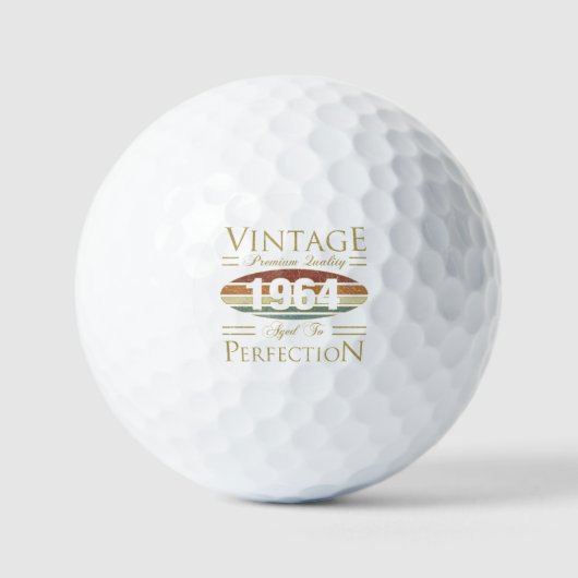 Vintag 1964 60. Geburtstag Golfball (Vorderseite)
