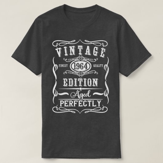 Vintag 1964 60. Geburtstag T-Shirt (Design vorne)