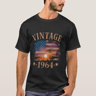 Vintag 1964 60. Geburtstagsgeschenke 60 Jahre alte T-Shirt