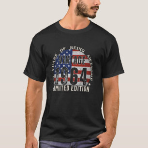 Vintag 1964 Limited Edition 61 Year Old 61 th Bir T-Shirt