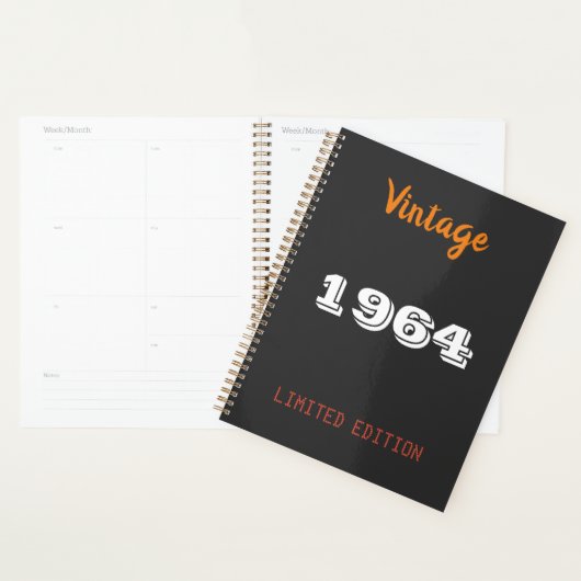 Vintag 1964 Limited Edition Planner - 62. Geschenk Planer (Anzeige)
