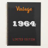 Vintag 1964 Limited Edition Planner - 62. Geschenk Planer (Vorderseite)