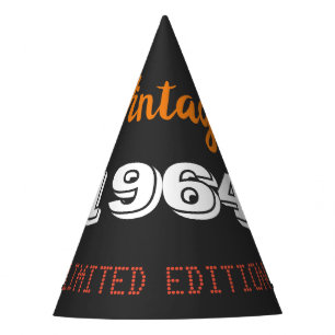 Vintag 1964 limitierte Auflage 60. Geburtstagsgesc Partyhütchen