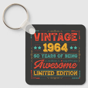 Vintag 1964 Made in 1964 60 th Birthday 60 Years Schlüsselanhänger