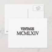 Vintag 1964 Roman Postkarte (Vorne/Hinten)