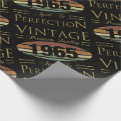 Vintag 1965, 60. Geburtstag Geschenkpapier (Ecke)