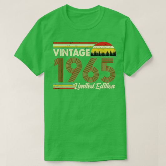 Vintag 1965 Geburtstag Shirt Limited Edition 1965  (Design vorne)