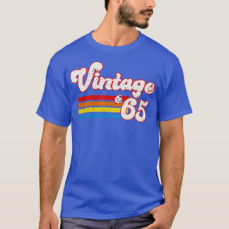 Vintag 1965 Geburtstag Shirt Retro 65 Geburtstagsc