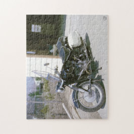 Vintag 1965 Motorrad Puzzle