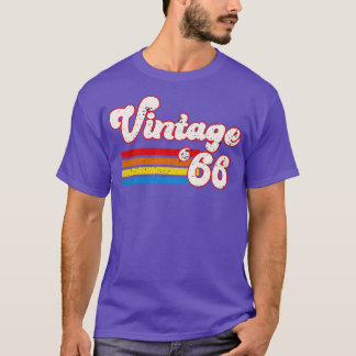 Vintag 1966 Geburtstag Shirt Retro 66 Geburtstagsc