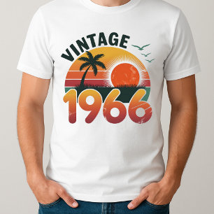 Vintag 1966 Limited Edition Men Women Birthday T-Shirt