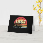 Vintag 1967 Geburtstag Karte (Gelbe Blume)