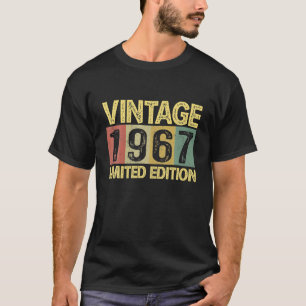 Vintag 1967 Tag 55 Jahre alter sonniger 55. Geburt T-Shirt