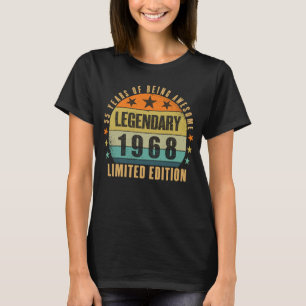 Vintag 1968 Legendary Limited Edition 55 Jahre alt T-Shirt