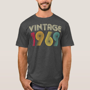 Vintag 1969 52. Geburtstagsgeschenk Klassiker Män T-Shirt