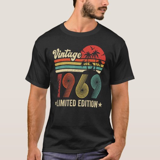 Vintag 1969 53. Geburtstag T-Shirt (Vorderseite)