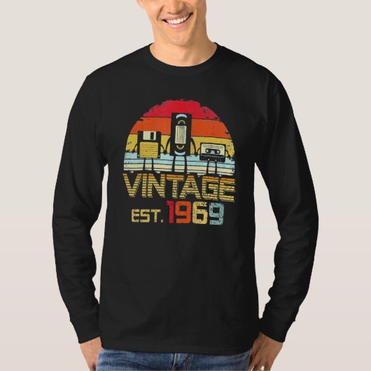 Vintag 1969 53. Geburtstag T-Shirt (Vorderseite)