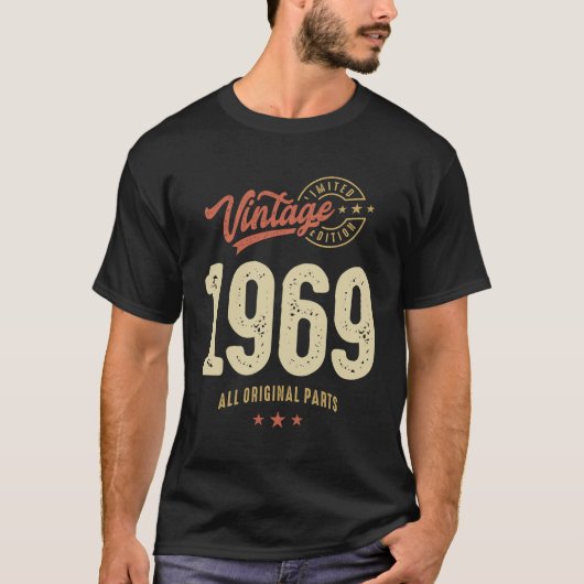 Vintag 1969 - 54 Jahre feiern! T-Shirt (Vorderseite)