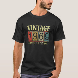 Vintag 1969 Funny 53 Years Old Men Women 53 Bir T-Shirt