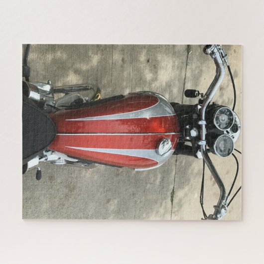 Vintag 1969 Triumph-Motorrad Puzzle (Horizontal)