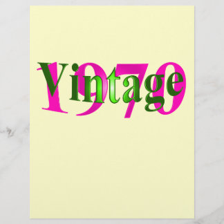 Vintag 1970 flyer