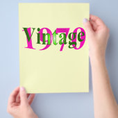 Vintag 1970 flyer (Hand)