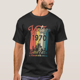 Vintag 1970 Limited Edition Geburtstagsgeschenke 5 T-Shirt