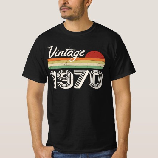 Vintag 1970 Retro T-Shirt (Vorderseite)