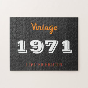 Vintag 1971 55. Geburtstag Jigsaw Puzzle - Limited
