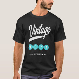 Vintag 1971 Funny 50 Jahre alt Männer und Frauen T-Shirt