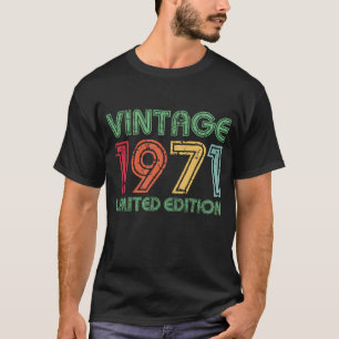 Vintag 1971 Limited Edition 53. Geburtstag T-Shirt