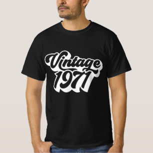Vintag 1971 Retro-Jahre des Geburtsjahrs70er, Gesc T-Shirt