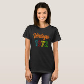 Vintag 1972 50. Geburtstag T-Shirt (Vorne ganz)