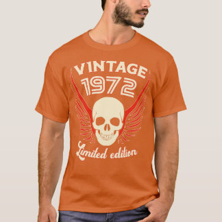 Vintag 1972 Limited Edition Skull and Wings T-Shirt