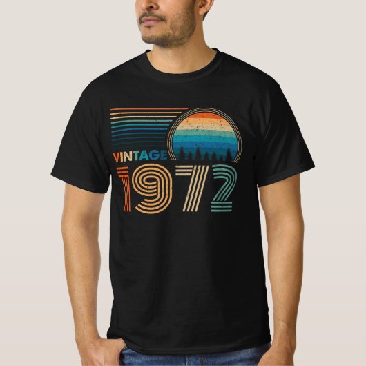 Vintag 1972 T-Shirt (Vorderseite)