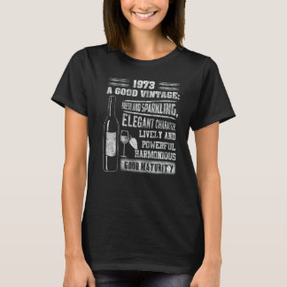 Vintag 1973 für Männer - Geburtstagswein T-Shirt