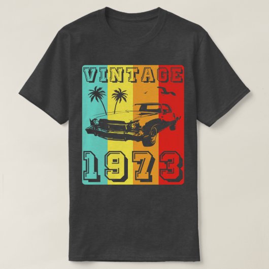 Vintag 1973 Geboren 1973, 1973 T-Shirt (Design vorne)