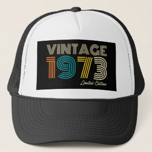 Vintag 1973 Limited Edition 50. Geburtstag Truckerkappe