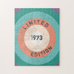 Vintag 1973 limitierte Auflage 50. Geburtstag Puzzle