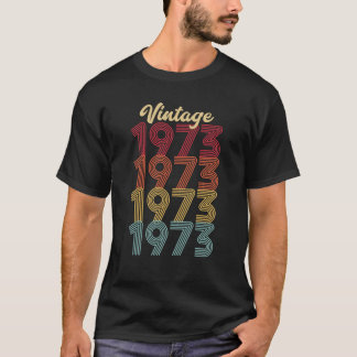 Vintag 1973 Made in 1973 49 th Birthday 49 Years O T-Shirt