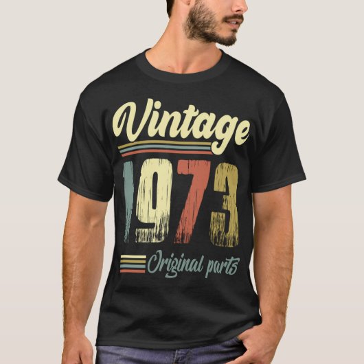 Vintag 1973 Vintag 1973 Originalteile T-Shirt (Vorderseite)